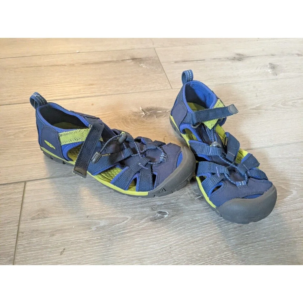 Keen Newport H2 Waterproof Hiking‎ Sandals Water Shoes Blue Kids Boys Size 3